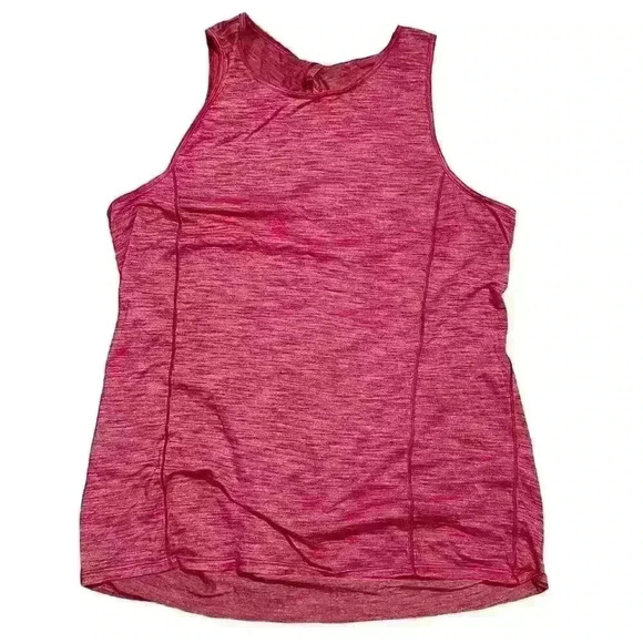 Lululemon Low Key Tank Heathered Ruby Red Size 6 Active Athletic Lightweight - Picture 5 of 10